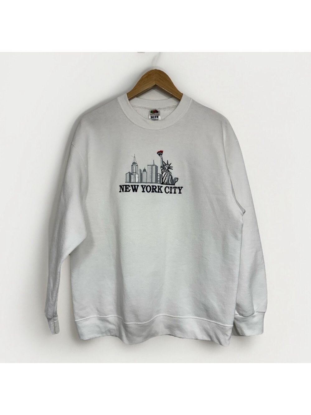 Vintage Fruit of the Loom NYC Sweatshirt with Statue of Liberty